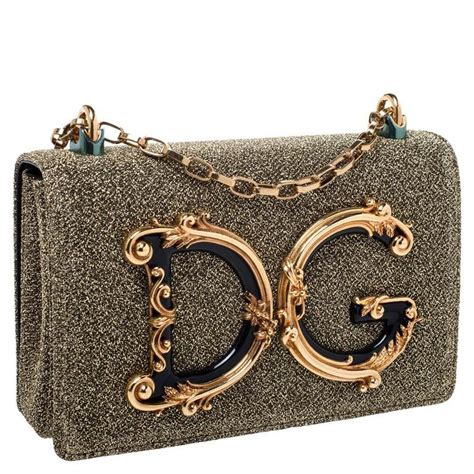 dolce and gabbana gold bag.